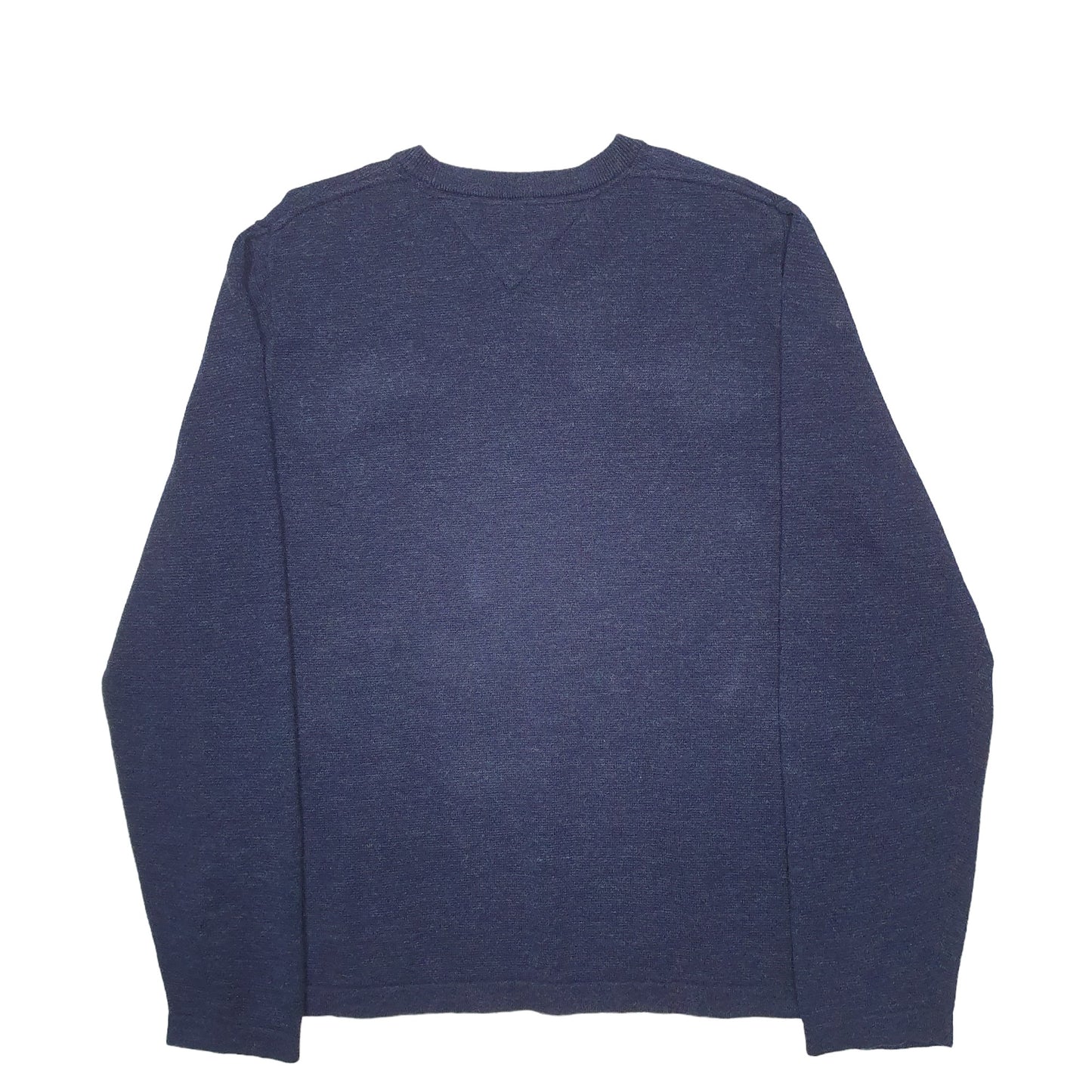 Mens Blue Tommy Hilfiger Knit Crewneck Jumper