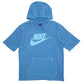 Mens Blue Nike Spellout Hoodie Jumper