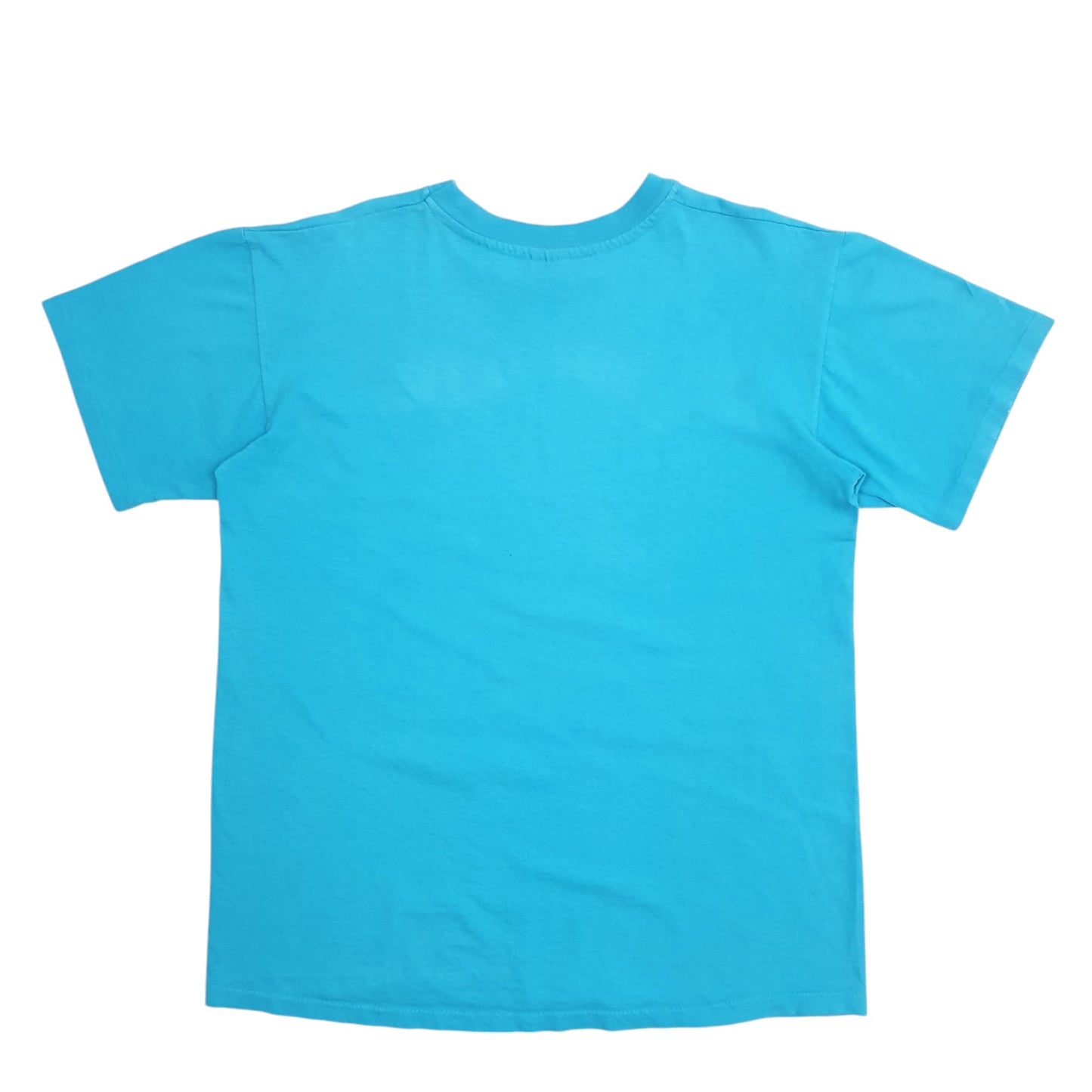 Mens Blue Anvil Single Stitch Vintage 90s Made In USA Parkside School Bike Short Sleeve T Shirt