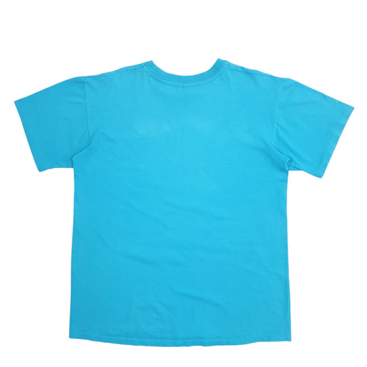 Mens Blue Anvil Single Stitch Vintage 90s Made In USA Parkside School Bike Short Sleeve T Shirt