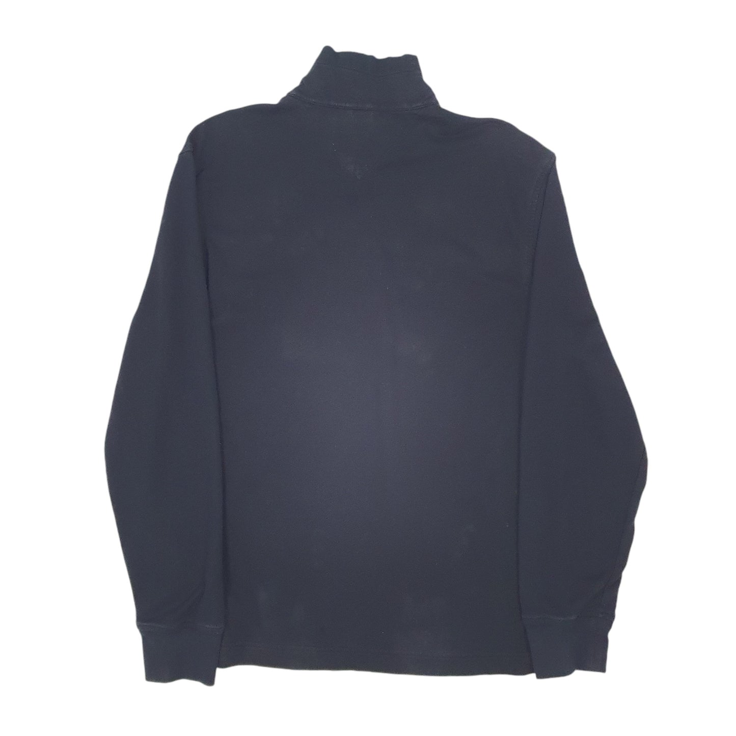 Mens Black Tommy Hilfiger  Quarter Zip Jumper