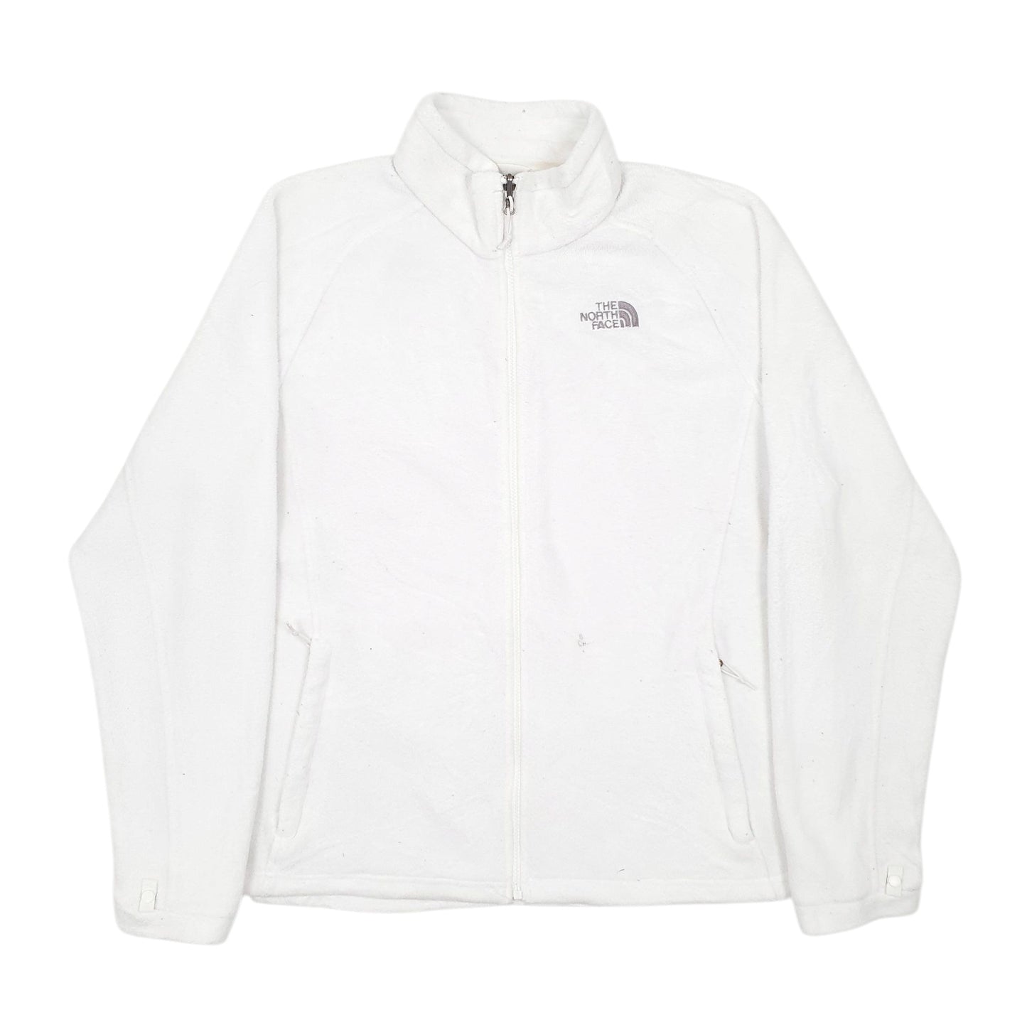 Womens White The North Face  Full Zip Jumper