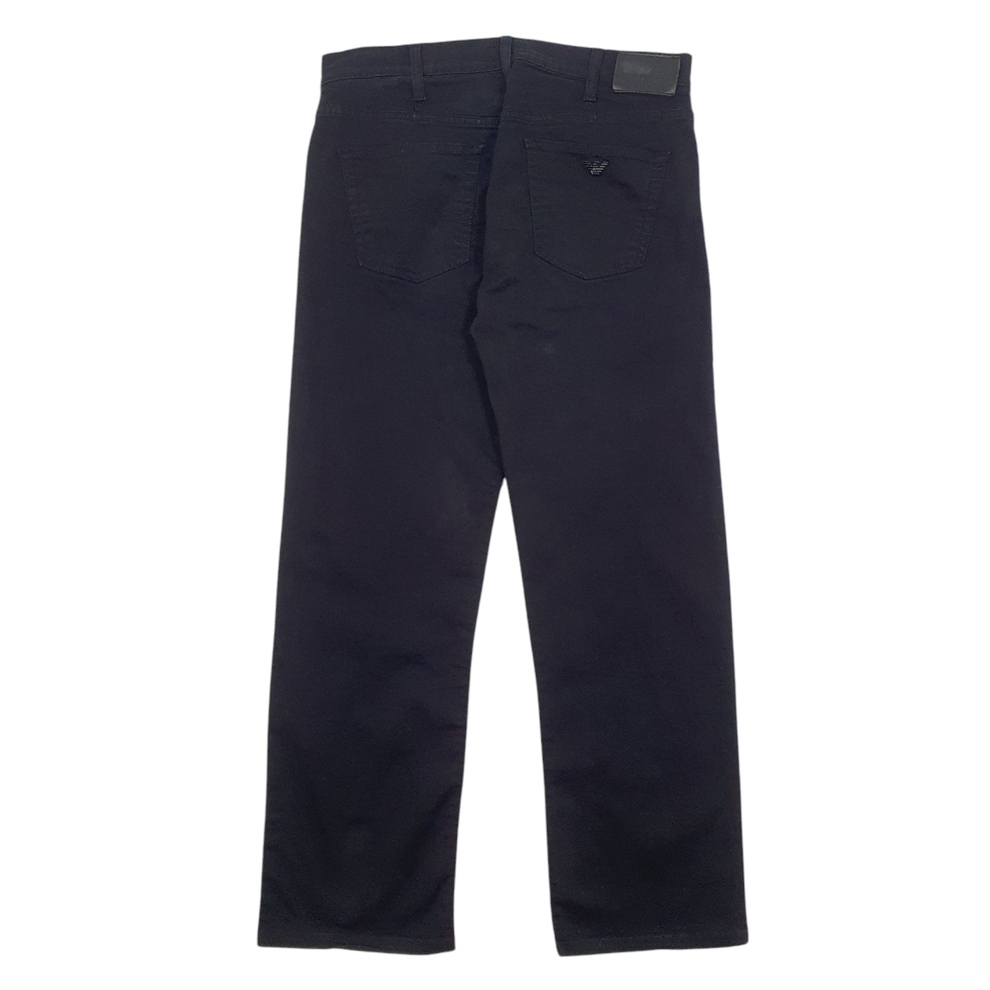 Mens Black Armani Jeans  Chino Trousers