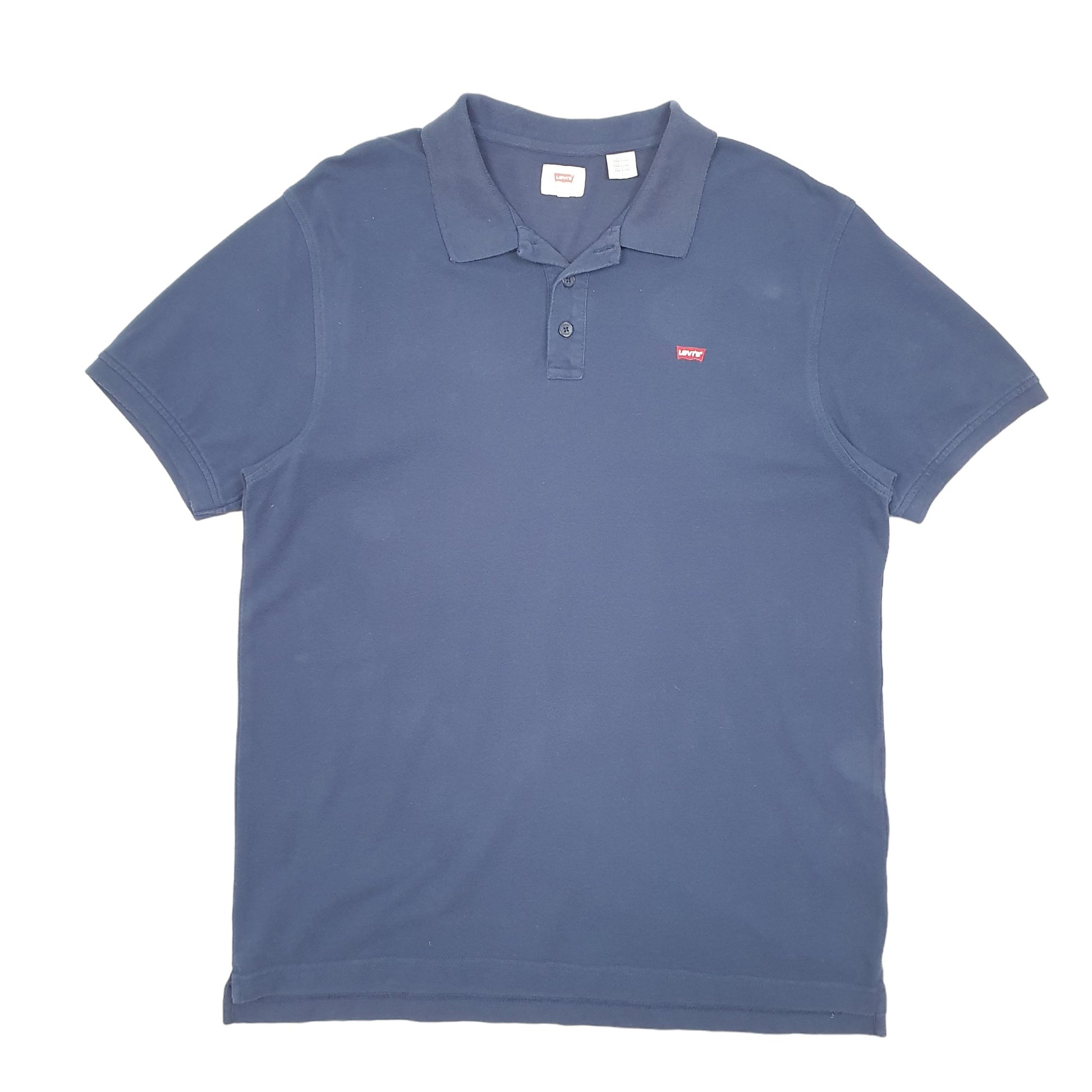 Mens Navy Levis  Short Sleeve Polo Shirt
