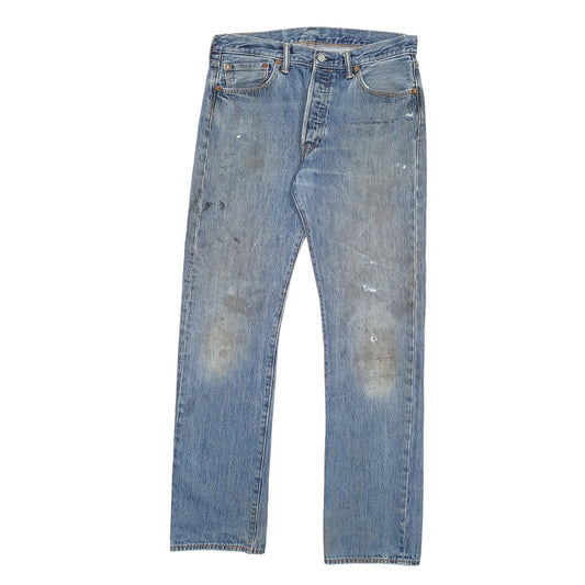 Mens Blue Levis  501 JeansW34 L34