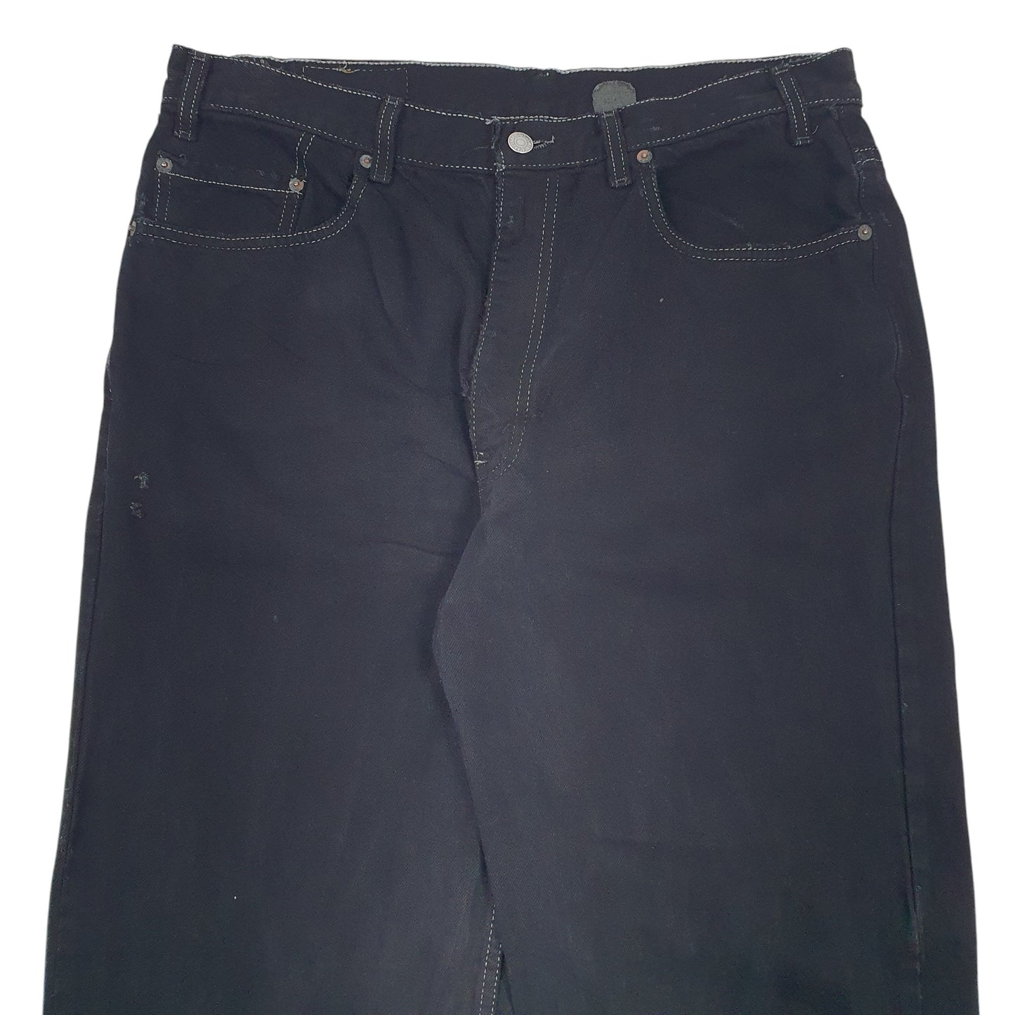 Mens Black Levis Vintage Casual JeansW36 L32