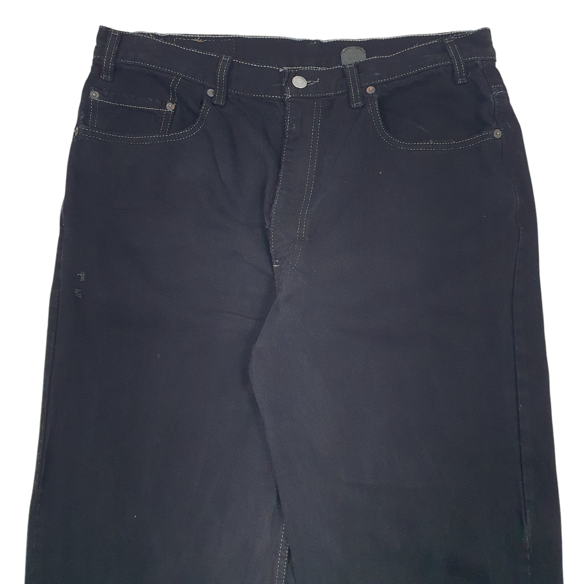 Mens Black Levis Vintage Casual JeansW36 L32