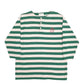 Mens Green Hugo Boss Stripes Long Sleeve T Shirt