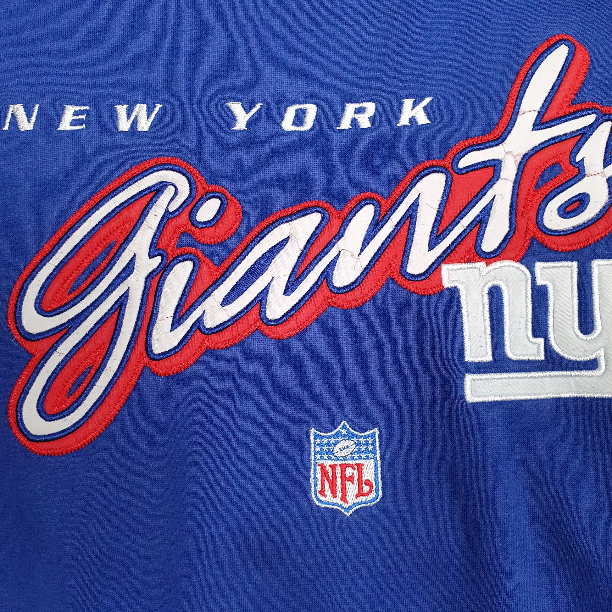 Mens Blue Reebok Vintage 90s NFL New York Giants Crewneck Jumper