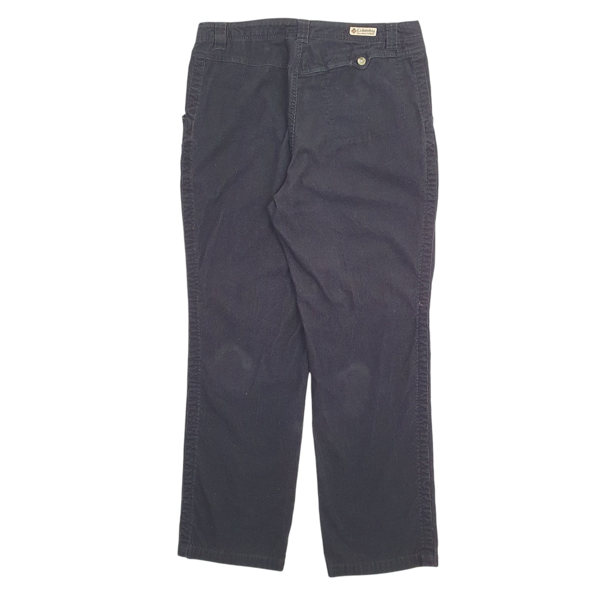 Womens Black Columbia  Corduroy Trousers