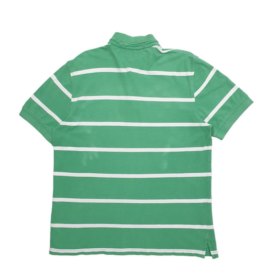 Mens Green Tommy Hilfiger  Short Sleeve Polo Shirt