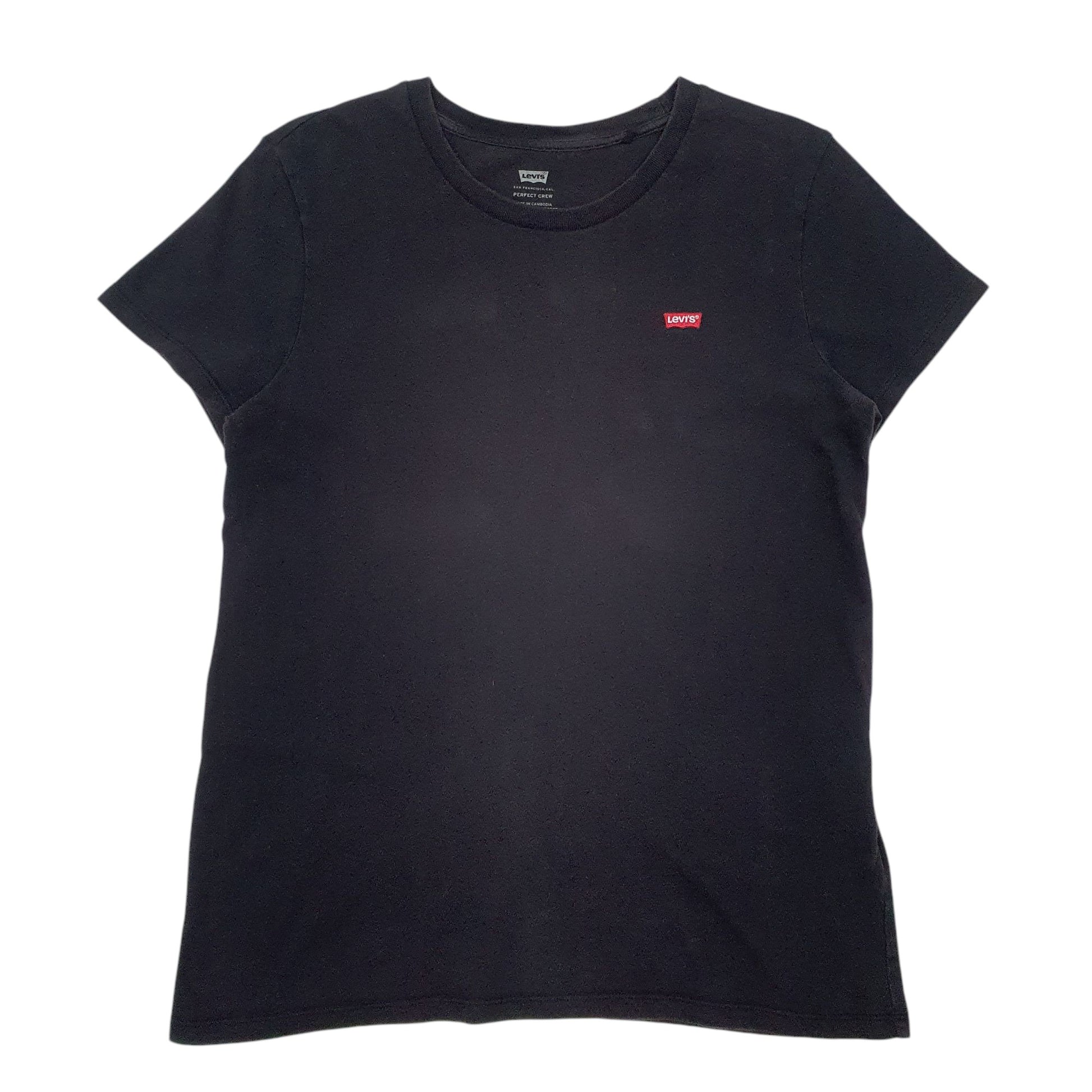 Mens Black Levis  Short Sleeve T Shirt