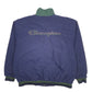 Mens Navy Champion Spellout  Coat