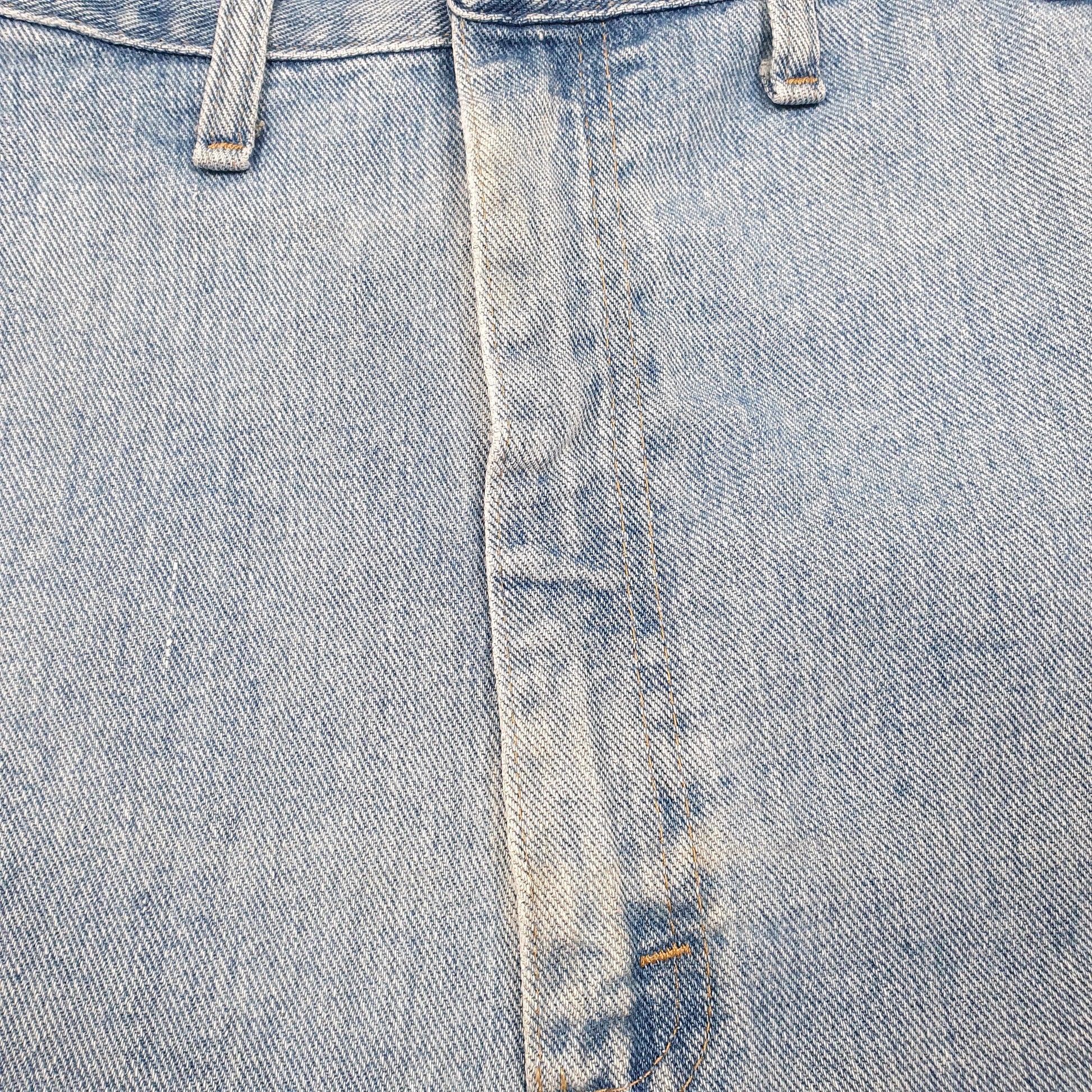 Mens Blue Wrangler Denim Jeans Jorts Relaxed Baggy Denim Shorts