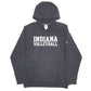 Mens Black Adidas Indiana Volleyball Spellout Hoodie Jumper