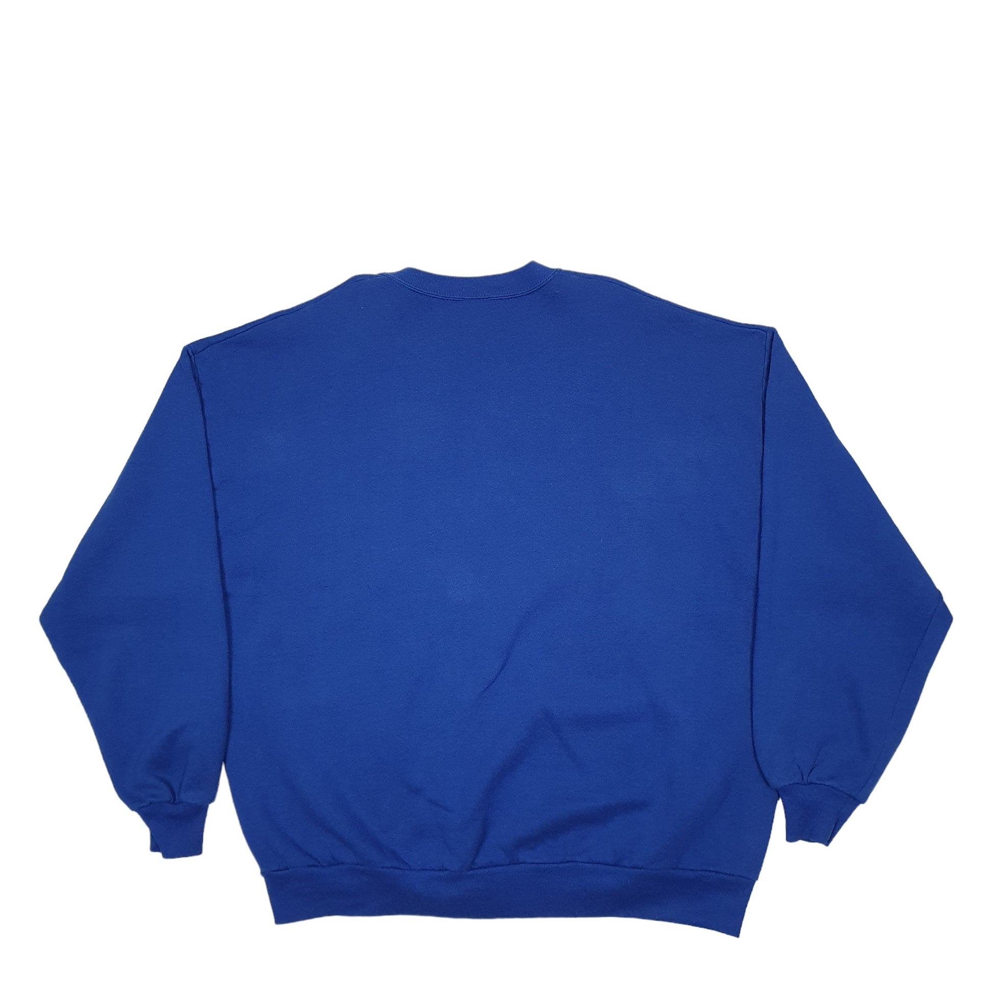 Mens Blue Jerzees Made In USA Vintage Crewneck Jumper