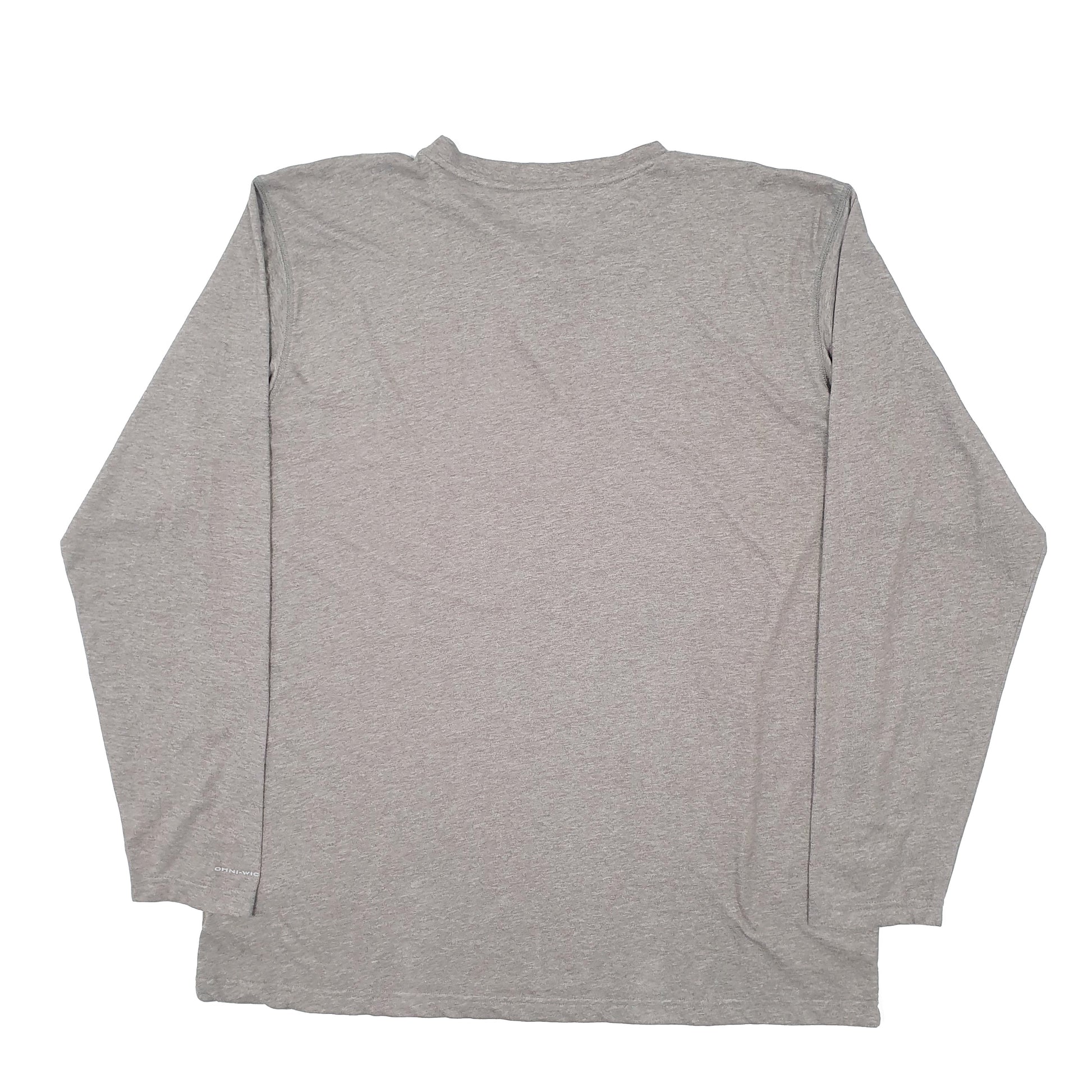 Mens Grey Columbia Sportswear Omni Wick Baselayer Long Sleeve T Shirt