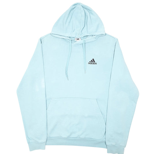 Mens Blue Adidas  Hoodie Jumper