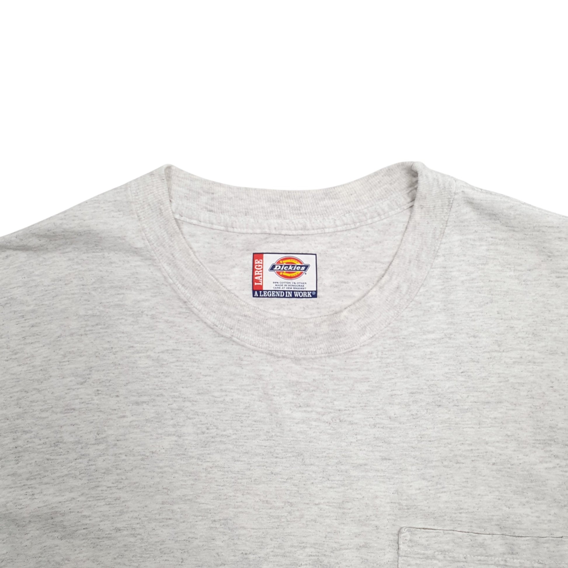 Mens Grey Dickies Pocket Short Sleeve T Shirt