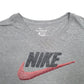 Mens Grey Nike Spellout Short Sleeve T Shirt