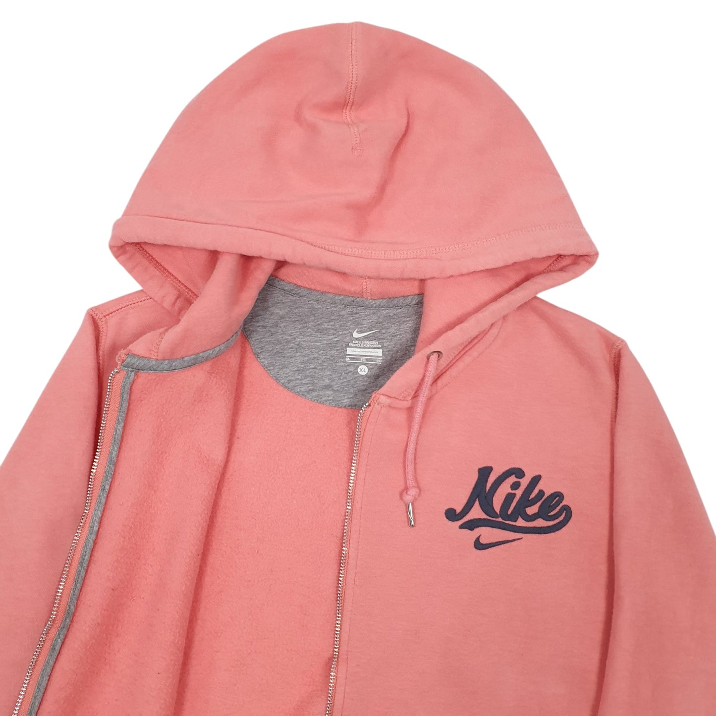 Womens Pink Nike  Full Zip Jumper