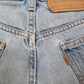 Womens Blue Levis Vintage Orange Tab Jorts Hot Pants Cut Offs Denim Shorts