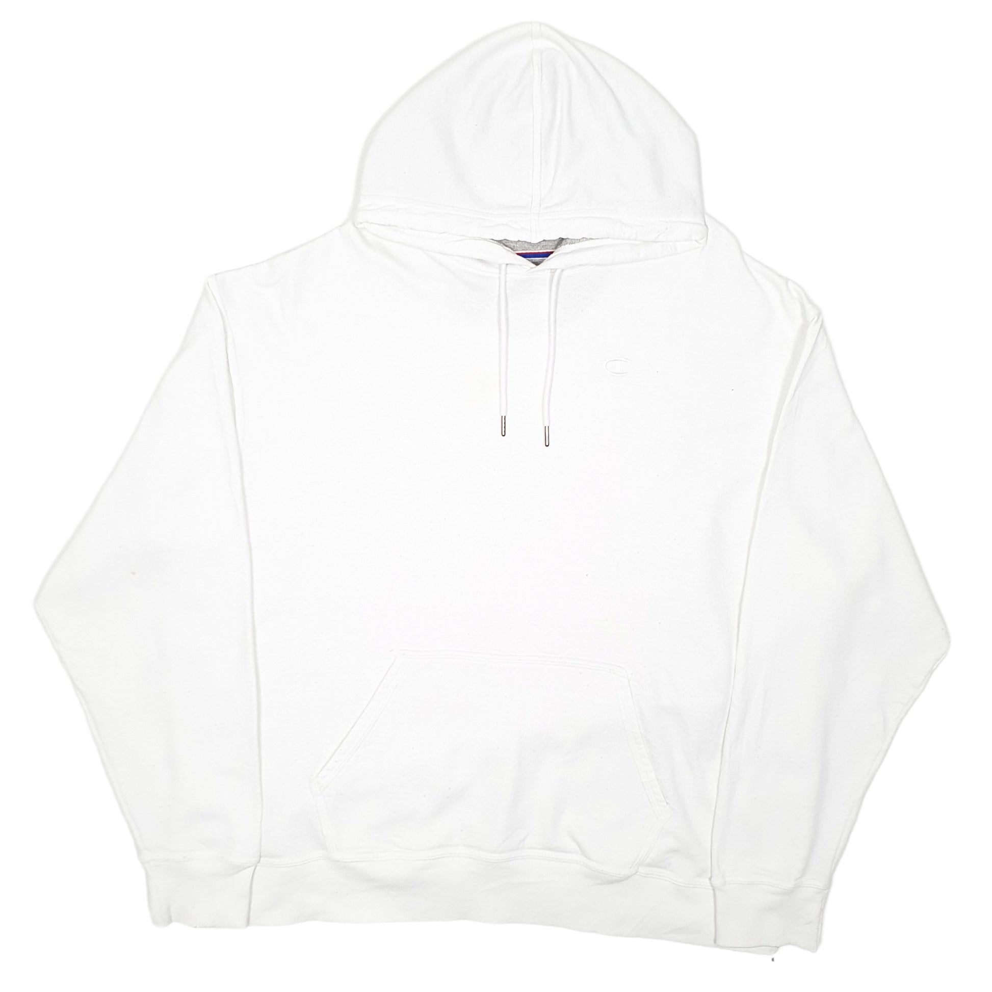 Mens White Champion  Hoodie Jumper