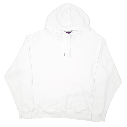Mens White Champion  Hoodie Jumper