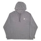 Mens Grey Nike  Hoodie Jumper
