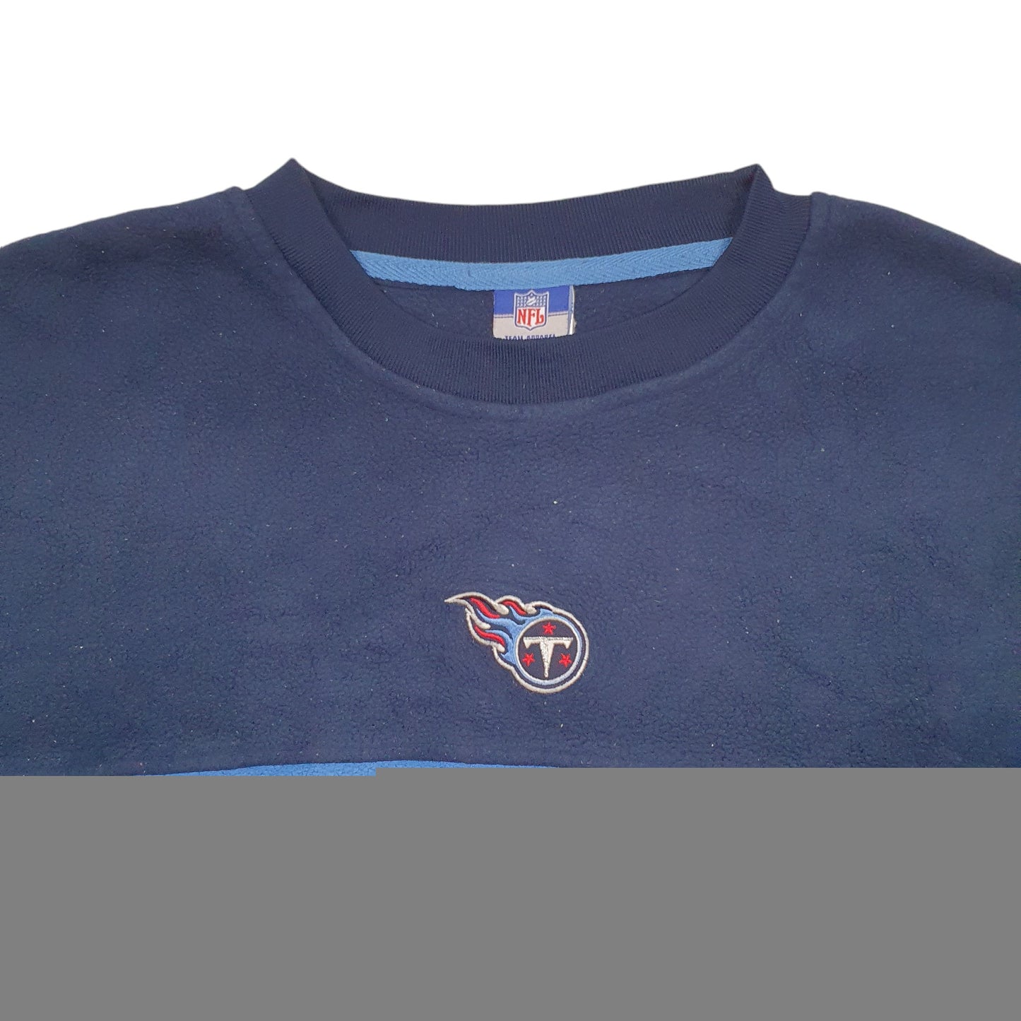 Mens Blue Reebok NFL Football American Crewneck Jumper