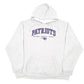 Mens Grey NFL New England Patriots Football USA Spellout Hoodie Jumper
