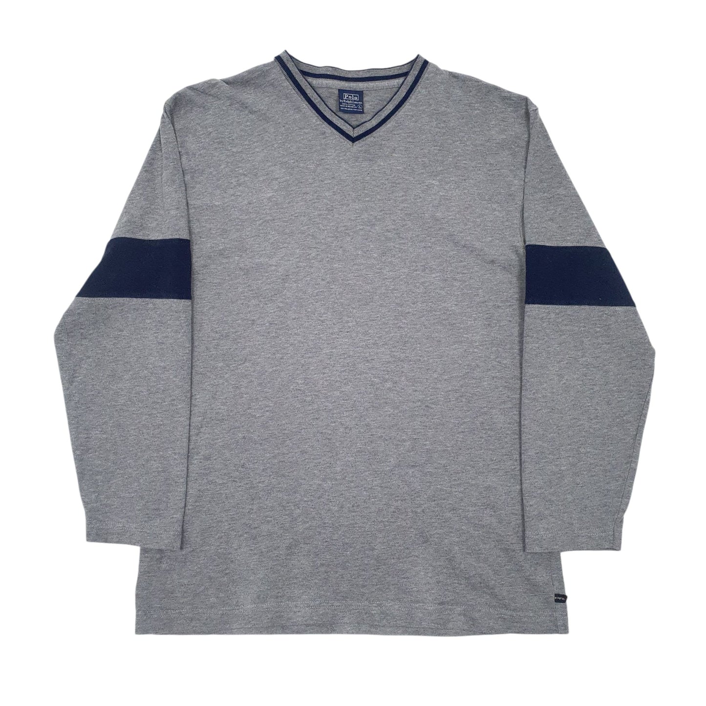 Mens Grey Polo Ralph Lauren  Long Sleeve T Shirt