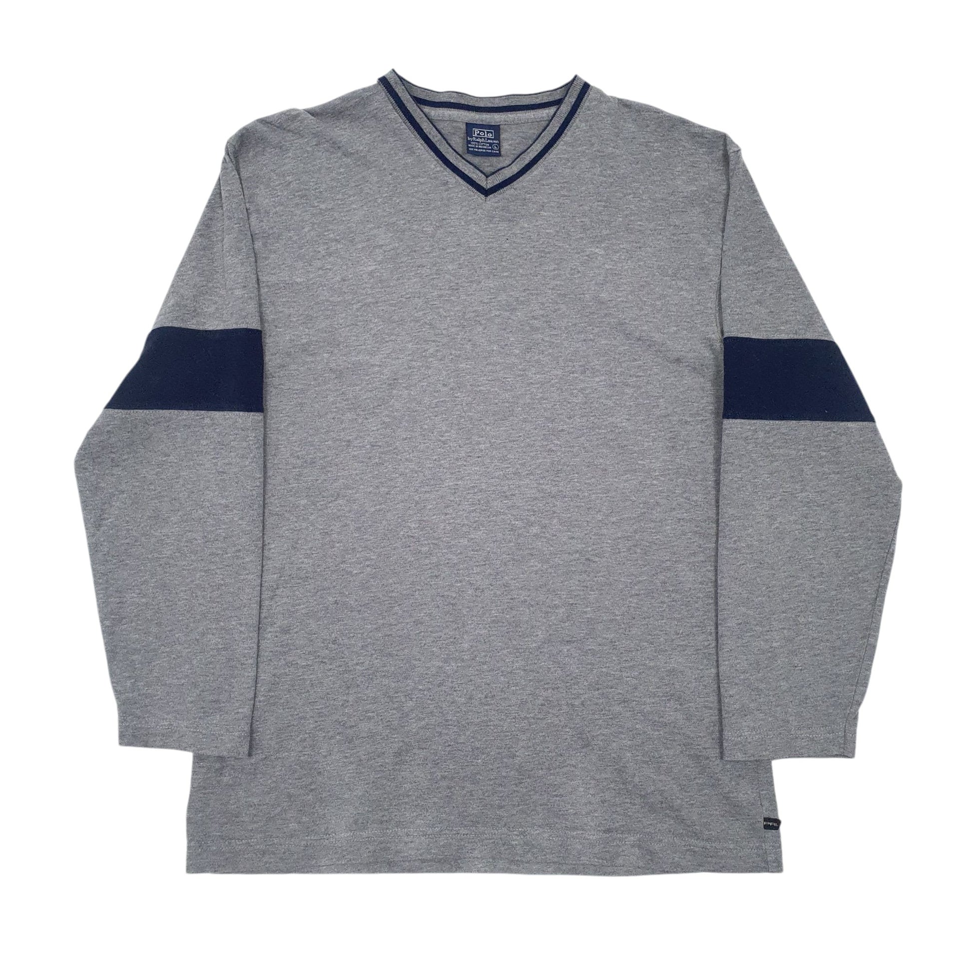 Mens Grey Polo Ralph Lauren  Long Sleeve T Shirt