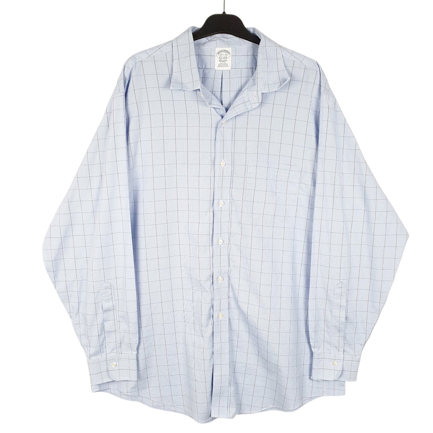 Mens Blue Brooks Brothers  Long Sleeve Shirt