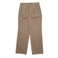 Mens Brown Polo Ralph Lauren Double Pleated Vintage 1980s Made In USA Chino Trousers