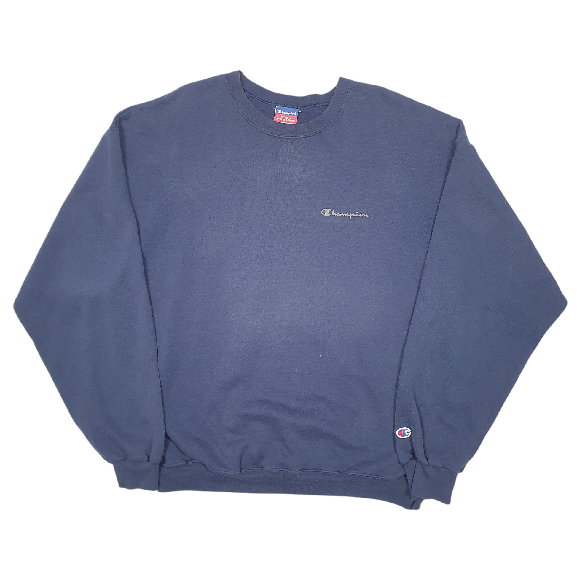 Mens Navy Champion  Crewneck Jumper
