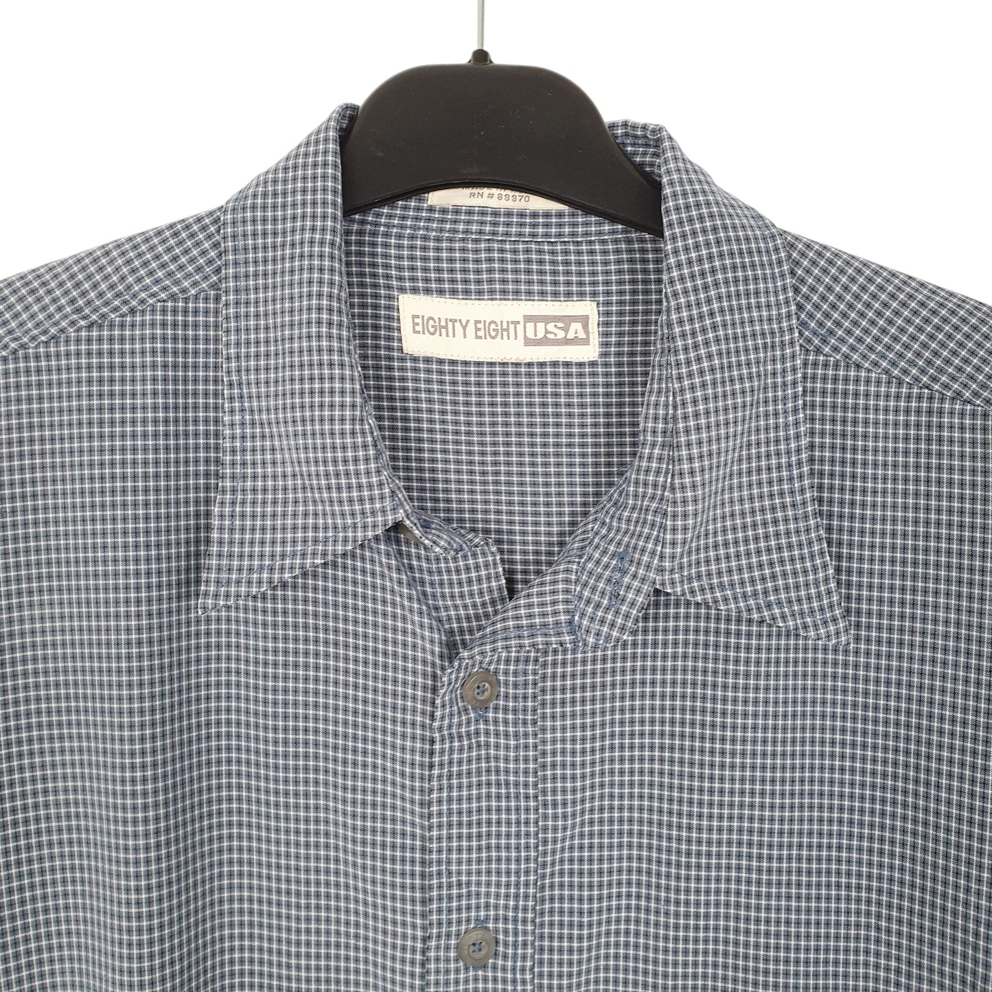 Mens Blue Eighty Eight USA  Short Sleeve Shirt