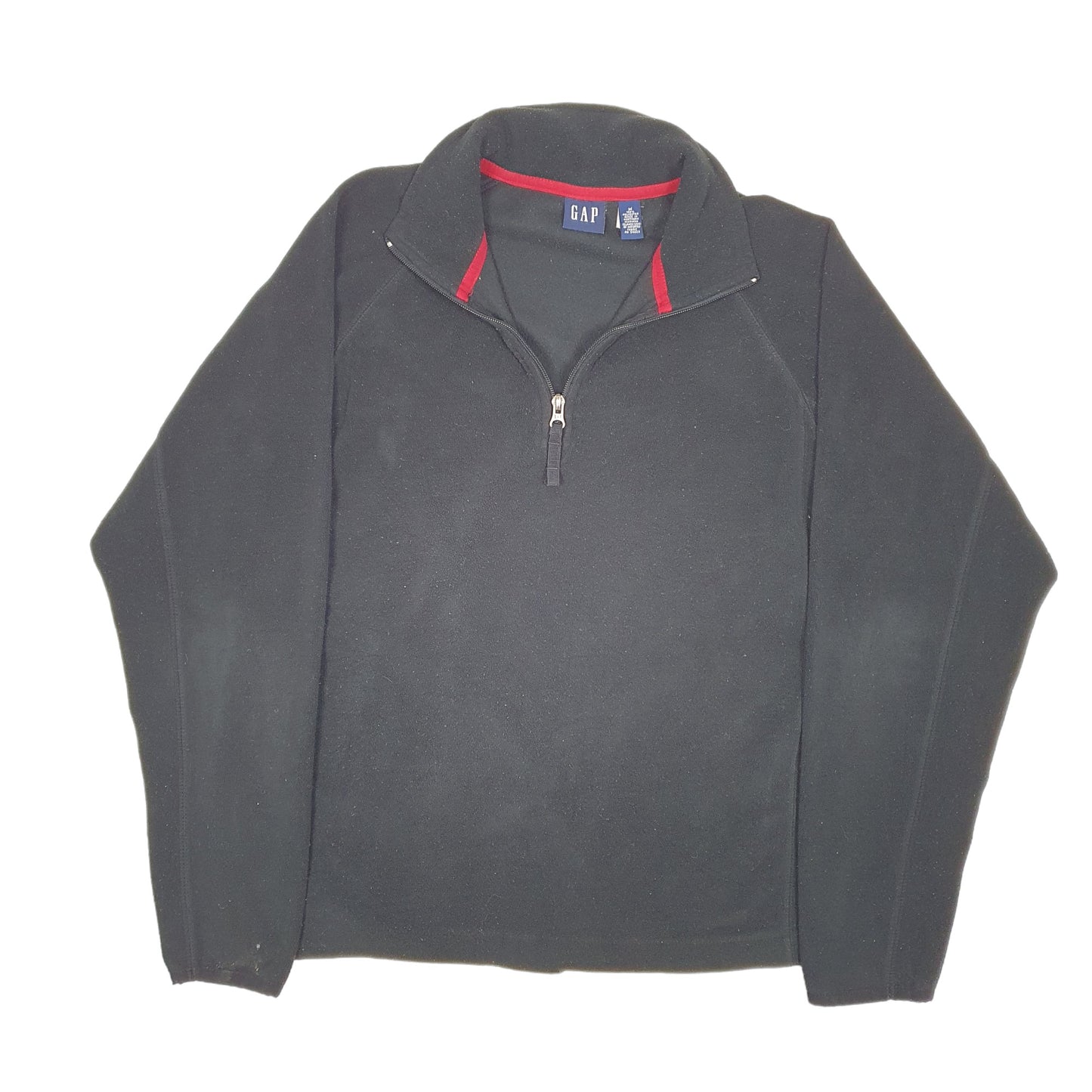 Mens Black GAP  Quarter Zip Jumper