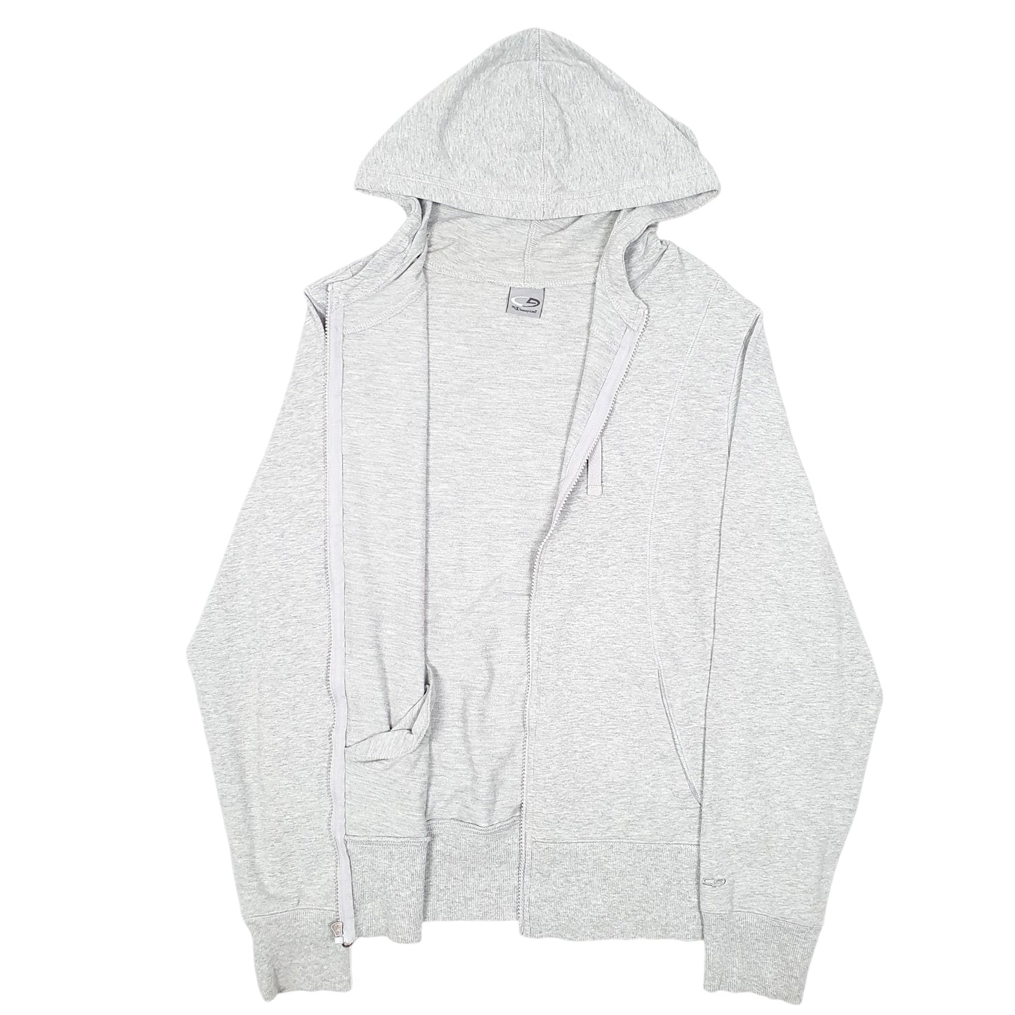 Womens Grey Champion Hoodie Full Zip Jumper