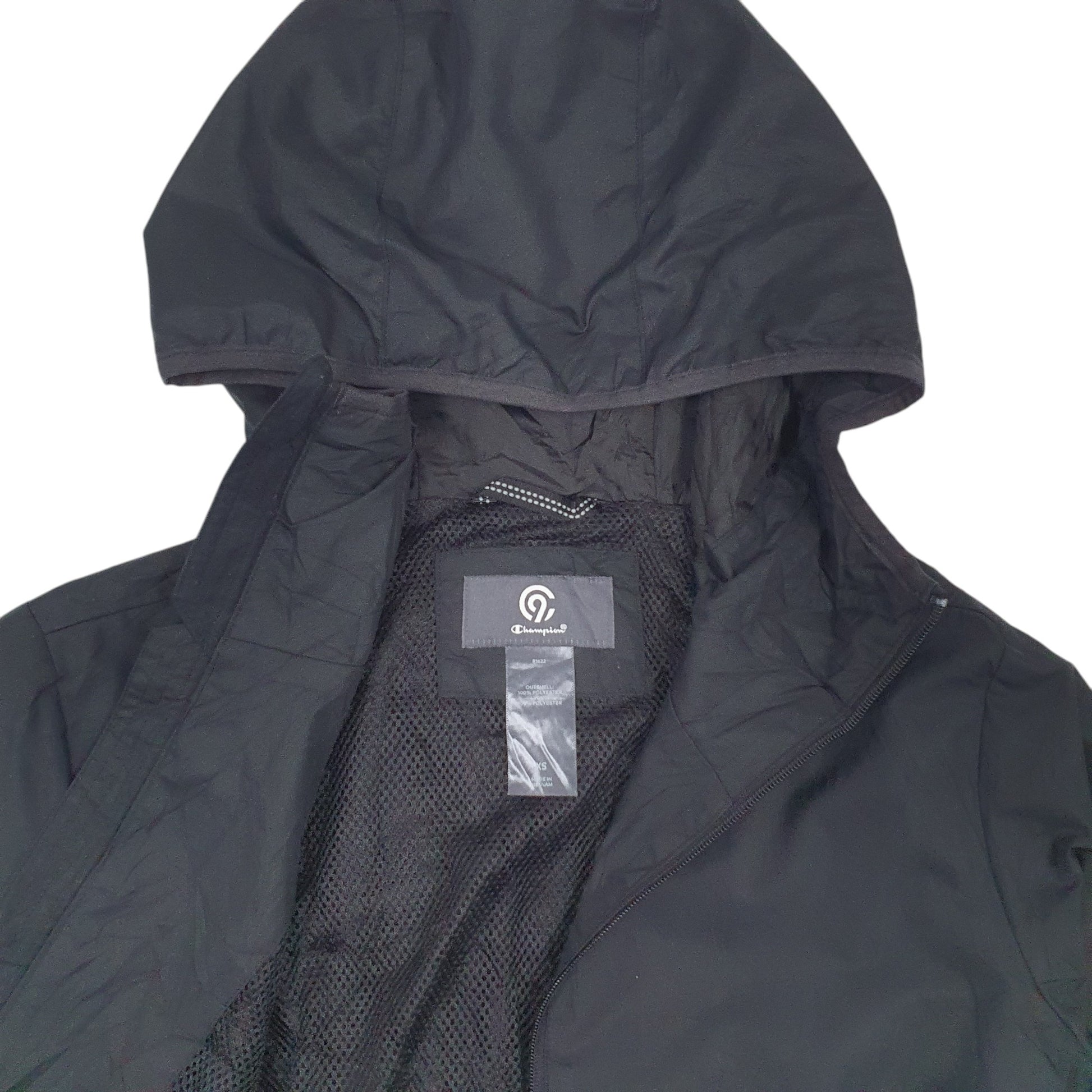 Mens Black Champion   Coat