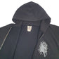 Mens Black Lee  Full Zip Jumper