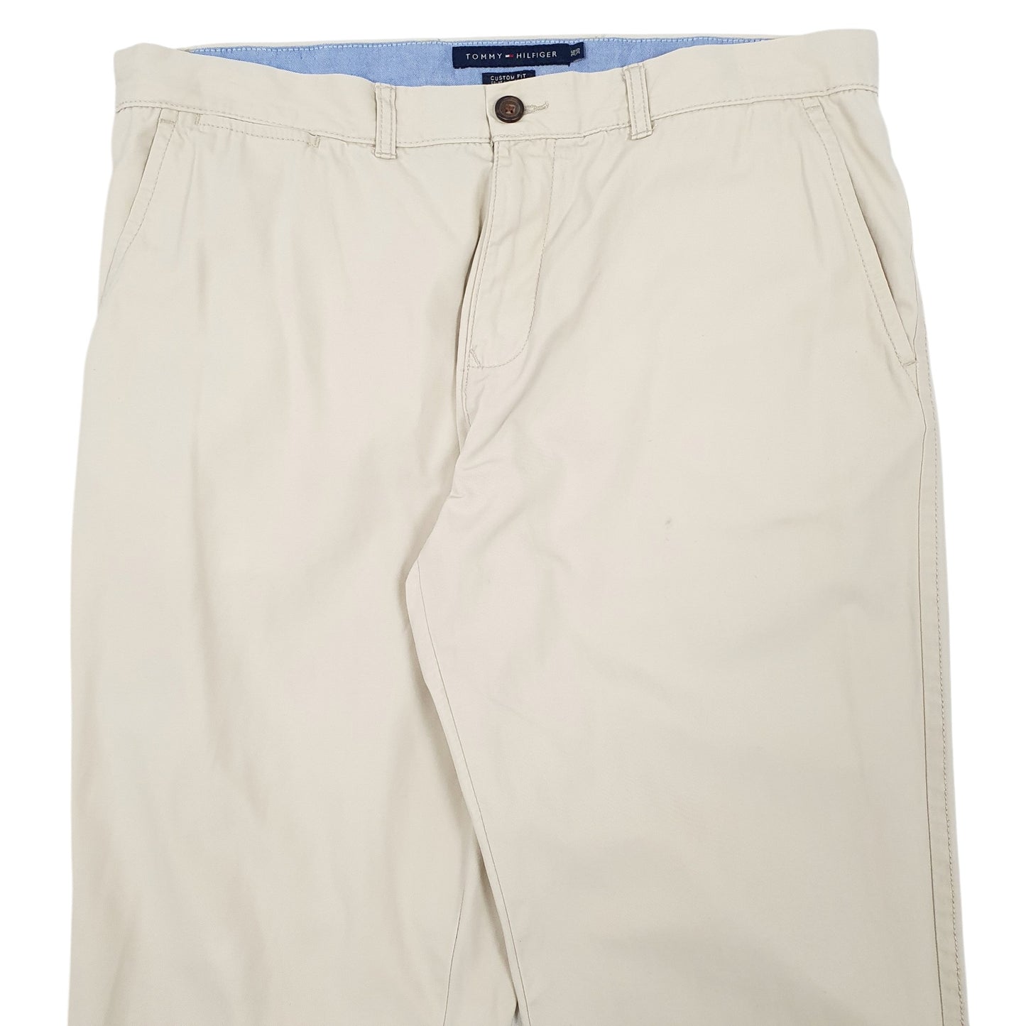 Mens Cream Tommy Hilfiger  Chino Trousers