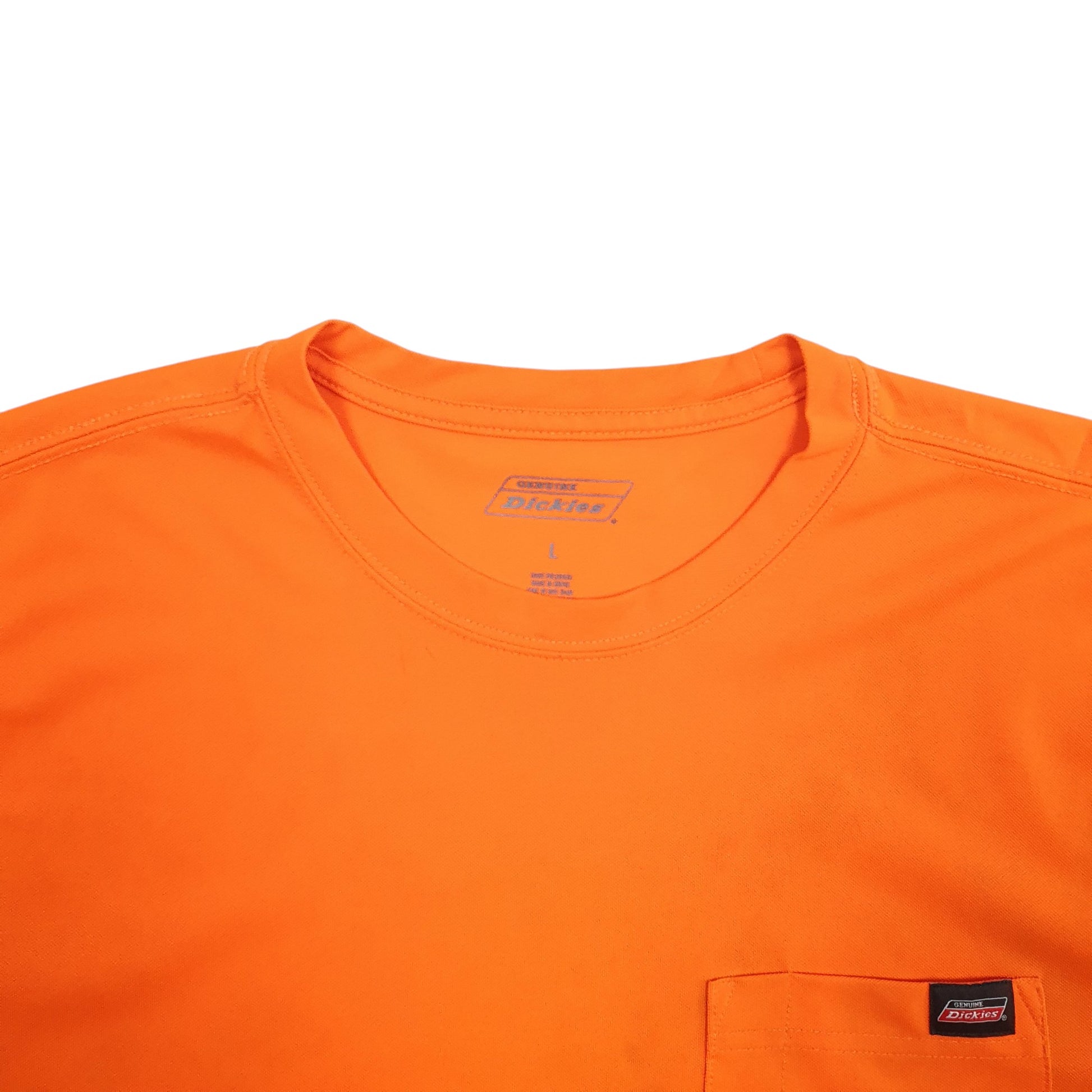 Mens Orange Dickies  Short Sleeve T Shirt