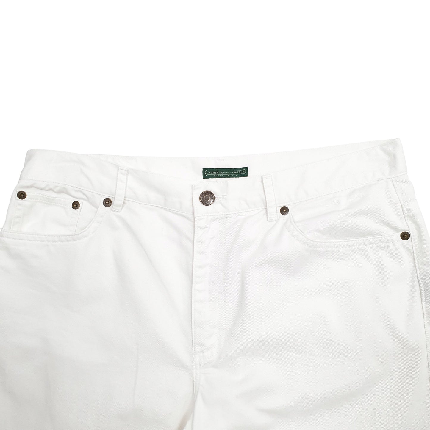 Womens White Ralph Lauren  Chino Trousers