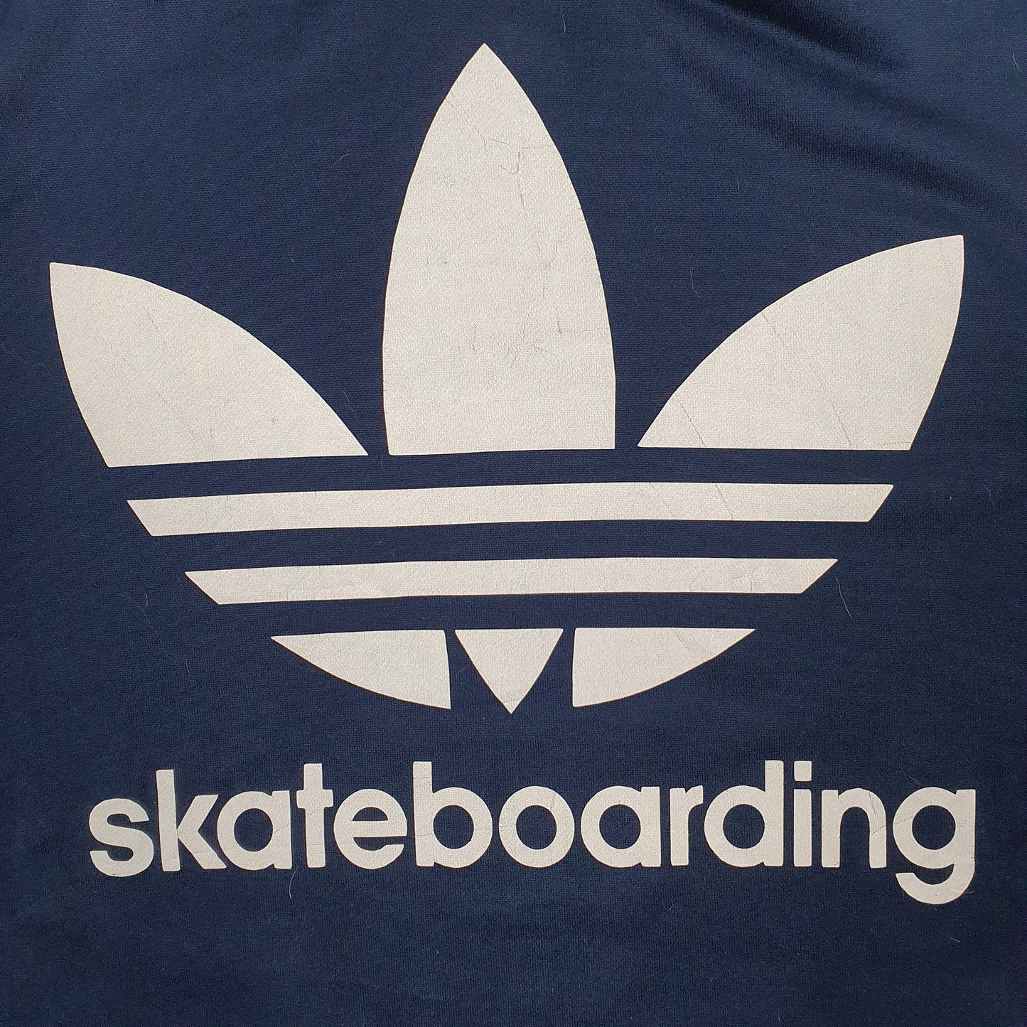 Mens Navy Adidas Skateboarding Hoodie Jumper