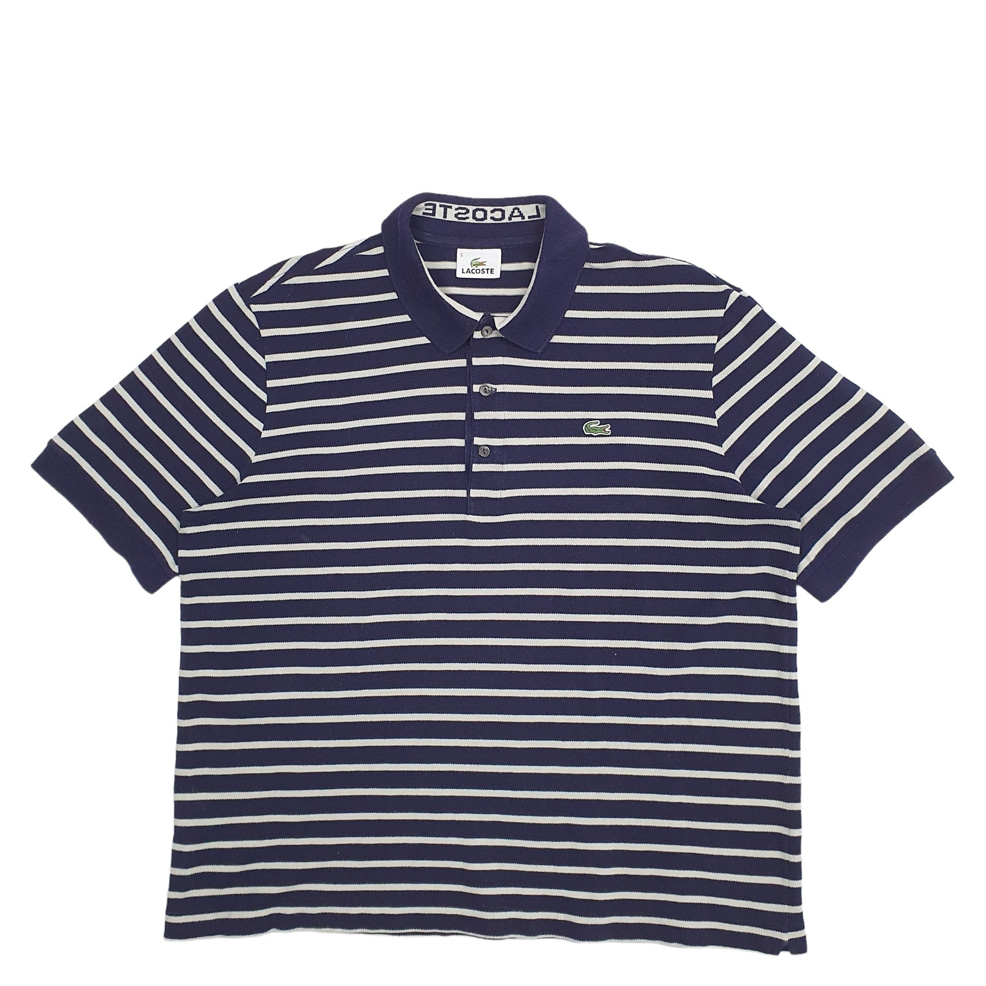 Mens Navy Lacoste  Short Sleeve Polo Shirt