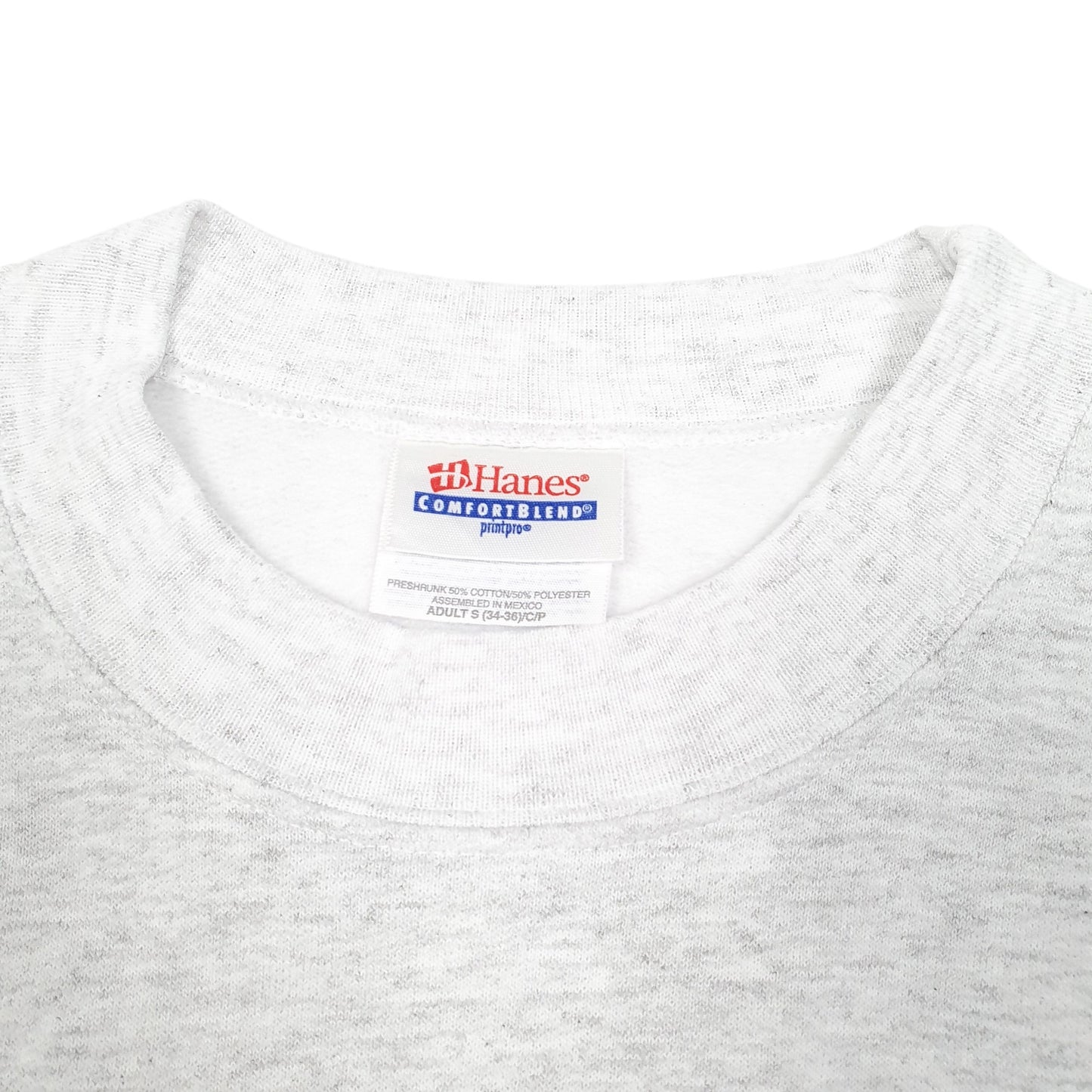 Mens Grey Hanes Tualatin Soccer Club Oregon USA Crewneck Jumper