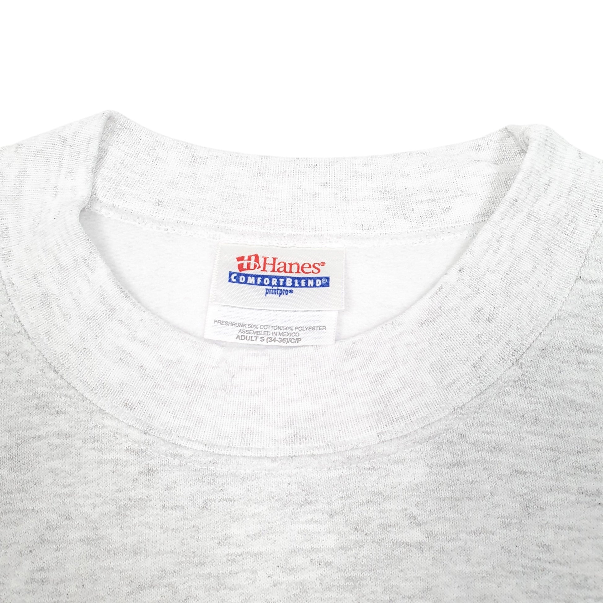 Mens Grey Hanes Tualatin Soccer Club Oregon USA Crewneck Jumper