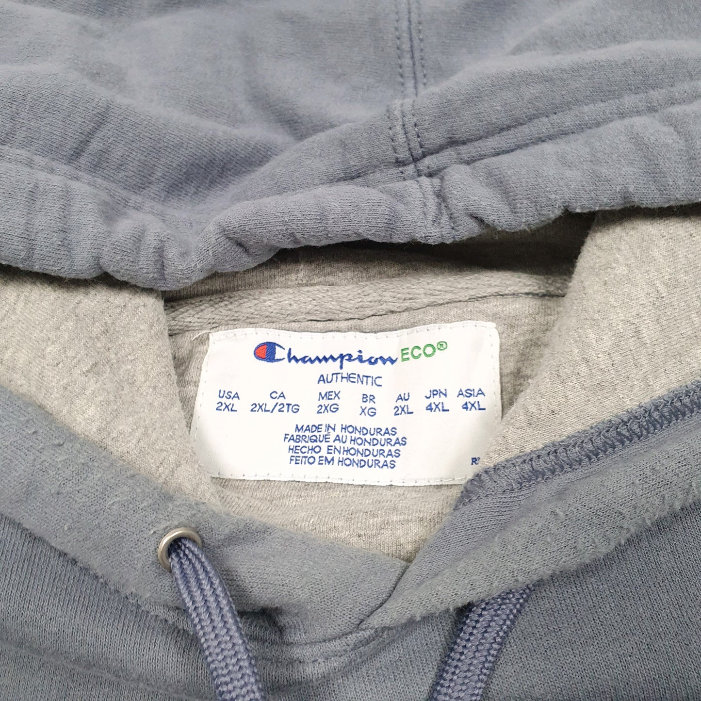 Mens Grey Champion  Hoodie Jumper