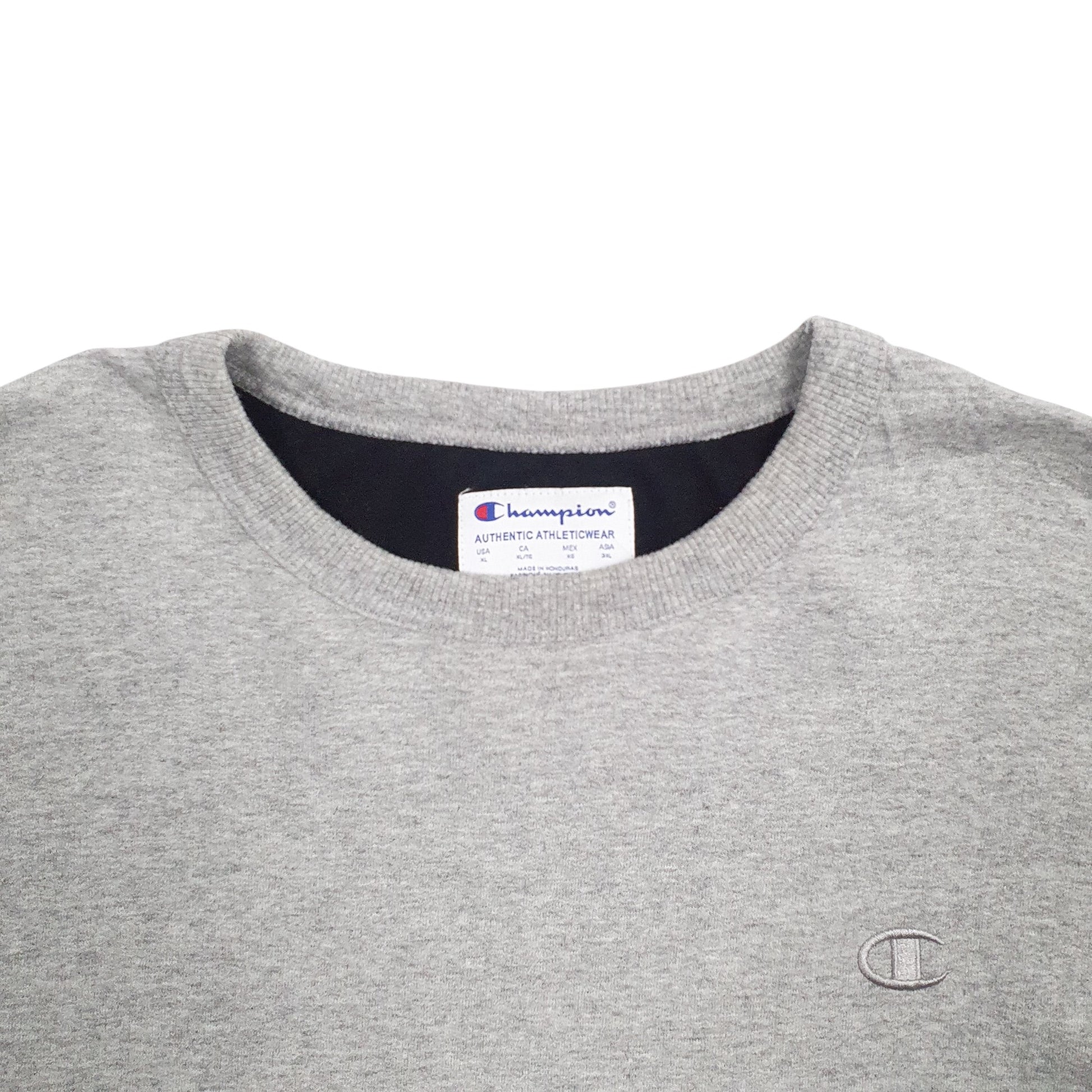 Mens Grey Champion  Crewneck Jumper